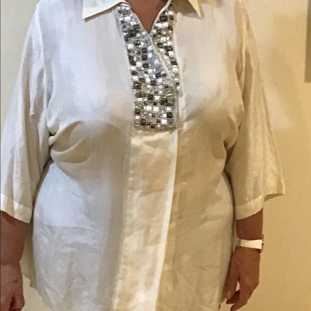 Marina Rinaldi Silk Blouse US 20